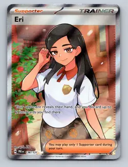 Pokemon TCG Eri Holo Ultra Rare SV: Prismatic Evolutions 136/131 - Image 1