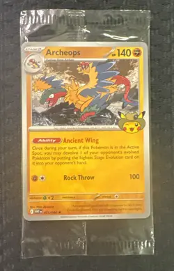 Pokemon Archeops 051/086 Museum Fossil Museum Exclusive Stamed Promo EN Sealed - Image 1