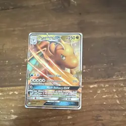 Pokemon Dragonite GX Ultra Rare Holo 152/236 Sm-Unified Minds HP 250 - Image 1