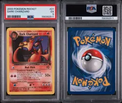 The Pokemon Company Pokemon TCG Team Rocket Dark Charizard 21/82 PSA 5 Eng 2000 - Image 3