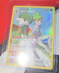 Pokemon Gallade Secret Rare Holo 244/236 SM-Cosmic Eclipse 160 HP Double Type - Image 1
