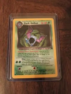 Vintage Pokemon Team Rocket Dark Golbat 7/82 Holo Rare - Image 1
