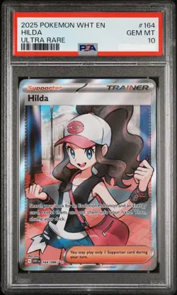 Pokemon White Flare Hilda 164 PSA 10 - Image 1