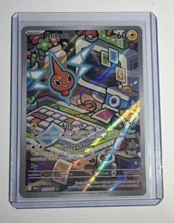 Pokemon Rotom 197/182 Sv10: Destined Rivals Holo Pre Owned Excellent - Image 1