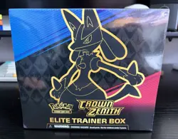 Pokemon TCG Crown Zenith Elite Trainer Box ETB (small tear) - Image 1