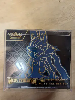 Pokemon Center Lucario Elite Trainer Box ETB Mega Evolutions New/Sealed TCG - Image 1