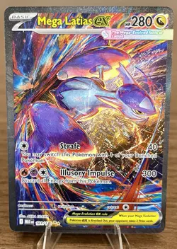 Pokemon TCG Mega Latias EX 181/132 Mega Evolution Base Set SIR NM/Mint - Image 1