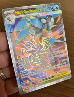 Pokemon TCG Mega Greninja EX 100/086 Chaos Rising Ultra Rare Holo NM/Mint - Image 2