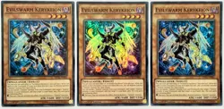 3 x MP14-EN061 Evilswarm Kerykeion - Super Rare 1st Edition Near Mint YuGiOh - Image 1