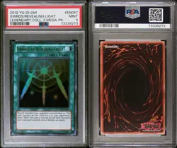 2012 Yu-Gi-Oh! LC3 Mega Pack Swords of Revealing Light EN057 PSA 9 Ultra Rare - Image 3