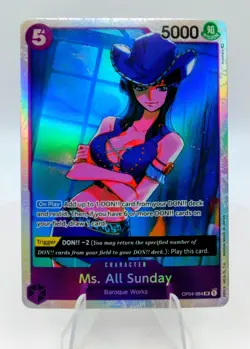 Ms. All Sunday OP04-064 SR Kingdoms of Intrigue One Piece 2023 - Image 1