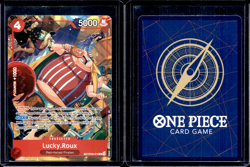 One Piece Lucky.Roux (TR) OP09-015 A Fist of Divine Speed Foil - Image 1