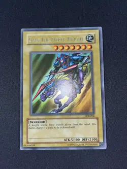 Yugioh Gaia The Fierce Knight LOB-006 Unlimited NM - Image 1