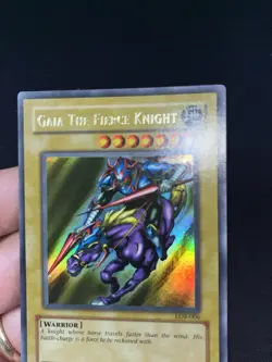 Yugioh Gaia The Fierce Knight LOB-006 Unlimited NM - Image 3