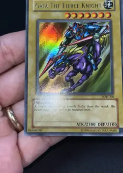 Yugioh Gaia The Fierce Knight LOB-006 Unlimited NM - Image 4