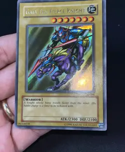 Yugioh Gaia The Fierce Knight LOB-006 Unlimited NM - Image 5