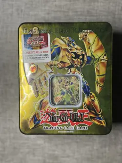 Yugioh Elemental Hero Plasma Vice Tin Factory Sealed - Image 3
