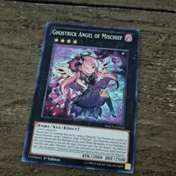 Yugioh Ghostrick Angel of Mischief WSUP-EN035 Super Rare 1st Ed - Image 2
