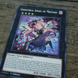 Yugioh Ghostrick Angel of Mischief WSUP-EN035 Super Rare 1st Ed - Image 3