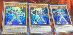 Elemental HERO Neos DUPO-EN102 Super Rare Holo Yugioh x3 Near Mint - Image 1