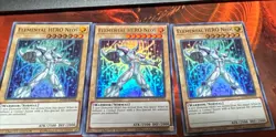Elemental HERO Neos DUPO-EN102 Super Rare Holo Yugioh x3 Near Mint - Image 4