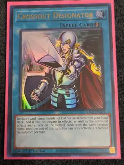 Yugioh Crossout Designator RA02-EN063 Ultra Rare 1st Edition NM - Image 1