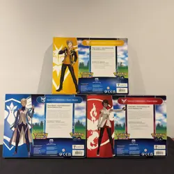 Pokemon TCG GO Team Valor, Mystic, Instinct Special Collection Box Set of 3 - Image 2