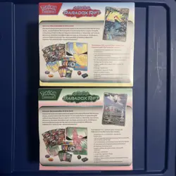 Set of 2 Pokemon Center Exclusive Paradox Rift ETB - Image 2