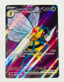Beedrill EX 098/086 Pokemon Chaos Rising Full Art in Near Mint - Image 2