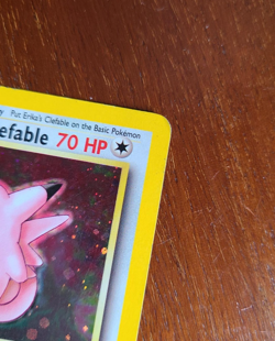 Pokemon Erika’s Clefable 3/132 Gym Heroes Holo Rare WOTC - LP/MP - Image 5