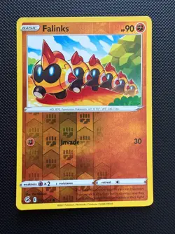 Reverse Holo Falinks 155/264 Common Fusion Strike Pokemon TCG - Image 1