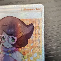 Pokemon TCG Wicke 147/147 Sm-Burning Shadows Ultra Rare Full Art Holo Trainer - Image 3
