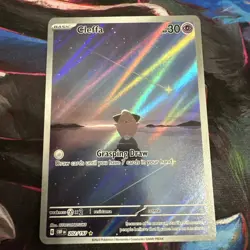 Cleffa 202/197 Illustration Rare Pokemon TCG Obsidian Flames Scarlet & Violet - Image 1