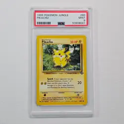 1999 Pokemon Jungle 1st Edition Pikachu #60/64 PSA 9 @9E - Image 1