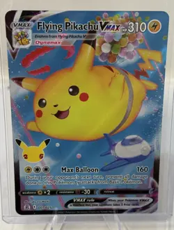 Pokemon TCG Flying Pikachu Vmax Celebrations 007/025 - Image 1