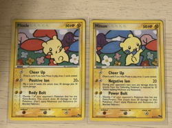 MINUN (4/17) & PLUSLE (5/17) POKEMON HOLO POP SERIES 3 - Image 1