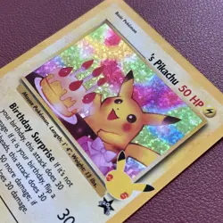 ___'s Pikachu Birthday 24/53 Celebrations Classic Collection NM Holofoil Pokemon - Image 3