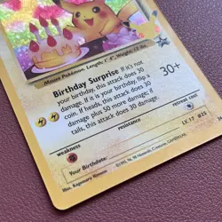 ___'s Pikachu Birthday 24/53 Celebrations Classic Collection NM Holofoil Pokemon - Image 4