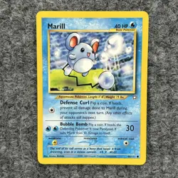 VTG Pokemon Neo Genesis Marill 66/111 Common NM - Image 1