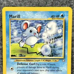 VTG Pokemon Neo Genesis Marill 66/111 Common NM - Image 3