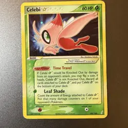 Pokemon TCG Celebi Star 100/100 EX Crystal Guardians Holo Ultra Rare 2006 EN - Image 2