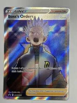 Pokemon Boss’s Orders Holo Sword & Shield Promo Holo NM - Image 1