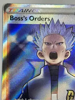 Pokemon Boss’s Orders Holo Sword & Shield Promo Holo NM - Image 2