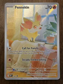 FENNEKIN PROMO 080 HOLO ME: MEGA EVOLUTION CHAOS RISING PROMO POKEMON TCG NM - Image 1