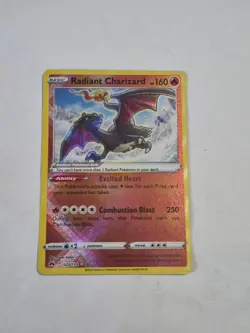 Radiant Charizard 020/159 Radiant Rare Crown Zenith Pokemon Holo Near Mint - Image 1