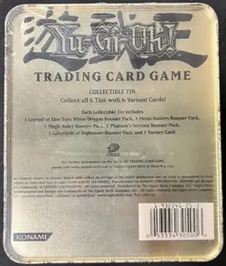 2003 Yu-Gi-Oh Collector Tin Kaiba XYZ Dragon Cannon FACTORY SEALED Yugioh TCG - Image 2