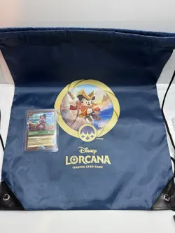 Disney Lorcana Azurite Treasure Cruise Line Exclusive Promo Daisy w/ Bag - Image 2