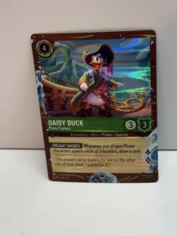 Disney Lorcana Azurite Treasure Cruise Line Exclusive Promo Daisy w/ Bag - Image 3