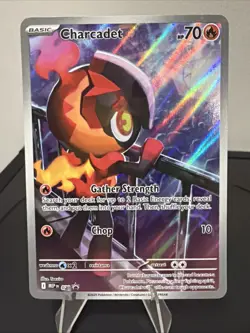 Charcadet 022 Pokemon TCG Black Star Promo Full Art Foil Card Near Mint NM - Image 1