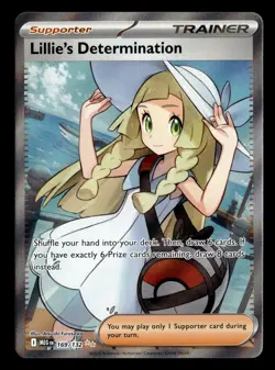 Lillie's Determination 169/132 Ultra Rare Mega Evolution Pokemon Card - Image 2